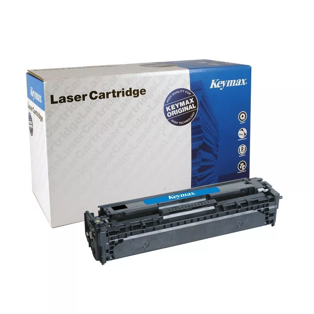 Keymax – RMC-Toner-Modul schwarz CB540AKEY zu HP CLJ CP1210 2200 Seiten, One Size
