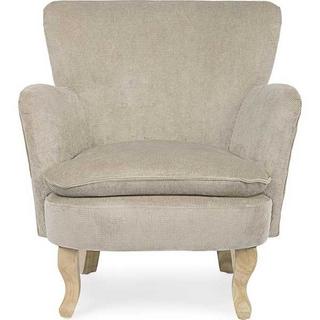 mutoni Fauteuil chenille gris tourterelle  