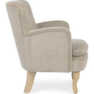 mutoni Fauteuil chenille gris tourterelle  