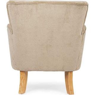 mutoni Fauteuil chenille gris tourterelle  