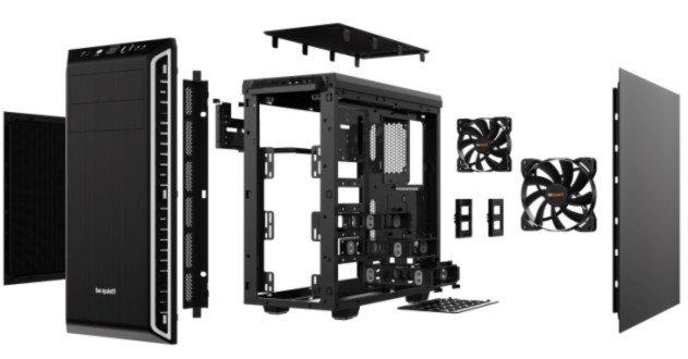 BE QUIET!  ! Pure Base 600 Midi Tower Nero, Argento 