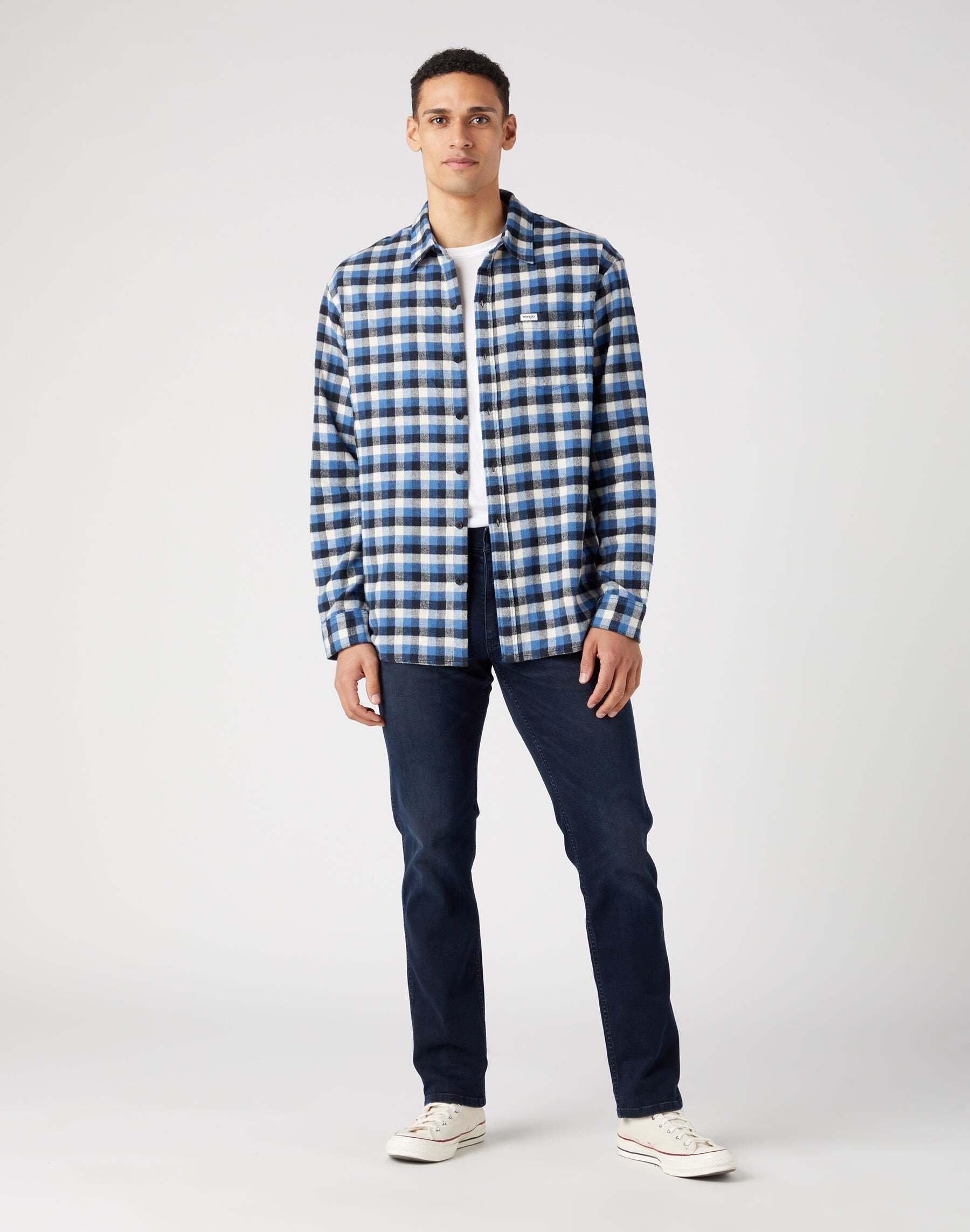 Wrangler Greensboro Medium Stretch Jeans Gamba Dritta  