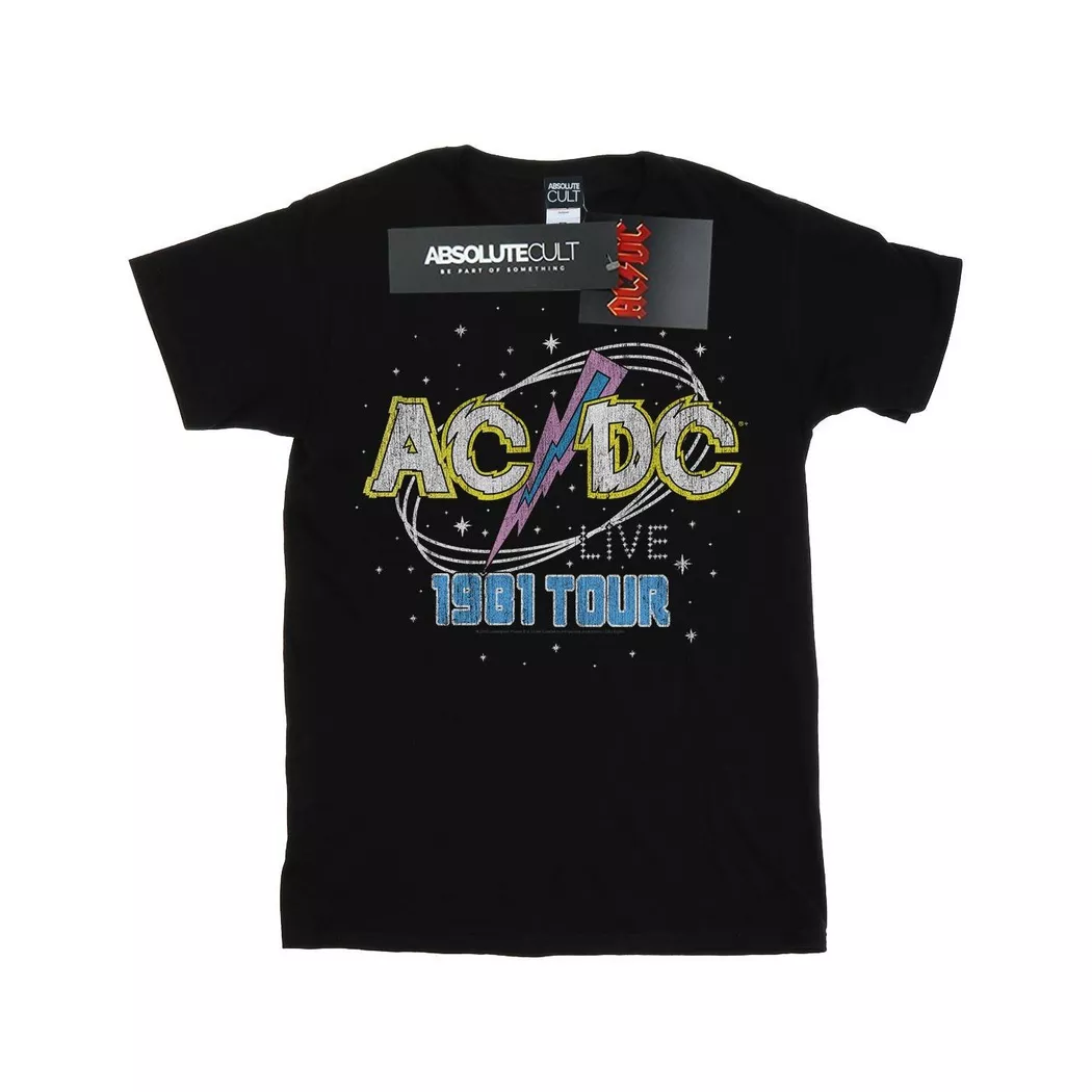 AC/DC - ACDC 1981 TShirt, für Damen, Schwarz, Größe XL