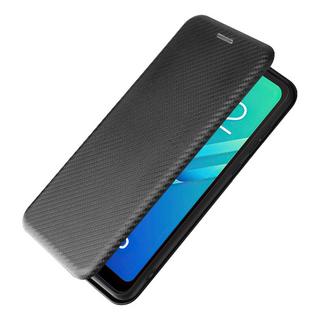 Cover-Discount  Wiko Y82 - ÉTui Flip Look Carbone 