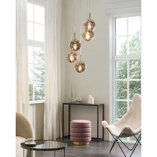 Beliani Lampe suspension en Verre Moderne RALFES  