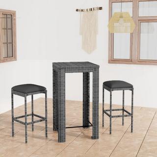 VidaXL Bar-set poly-rattan  