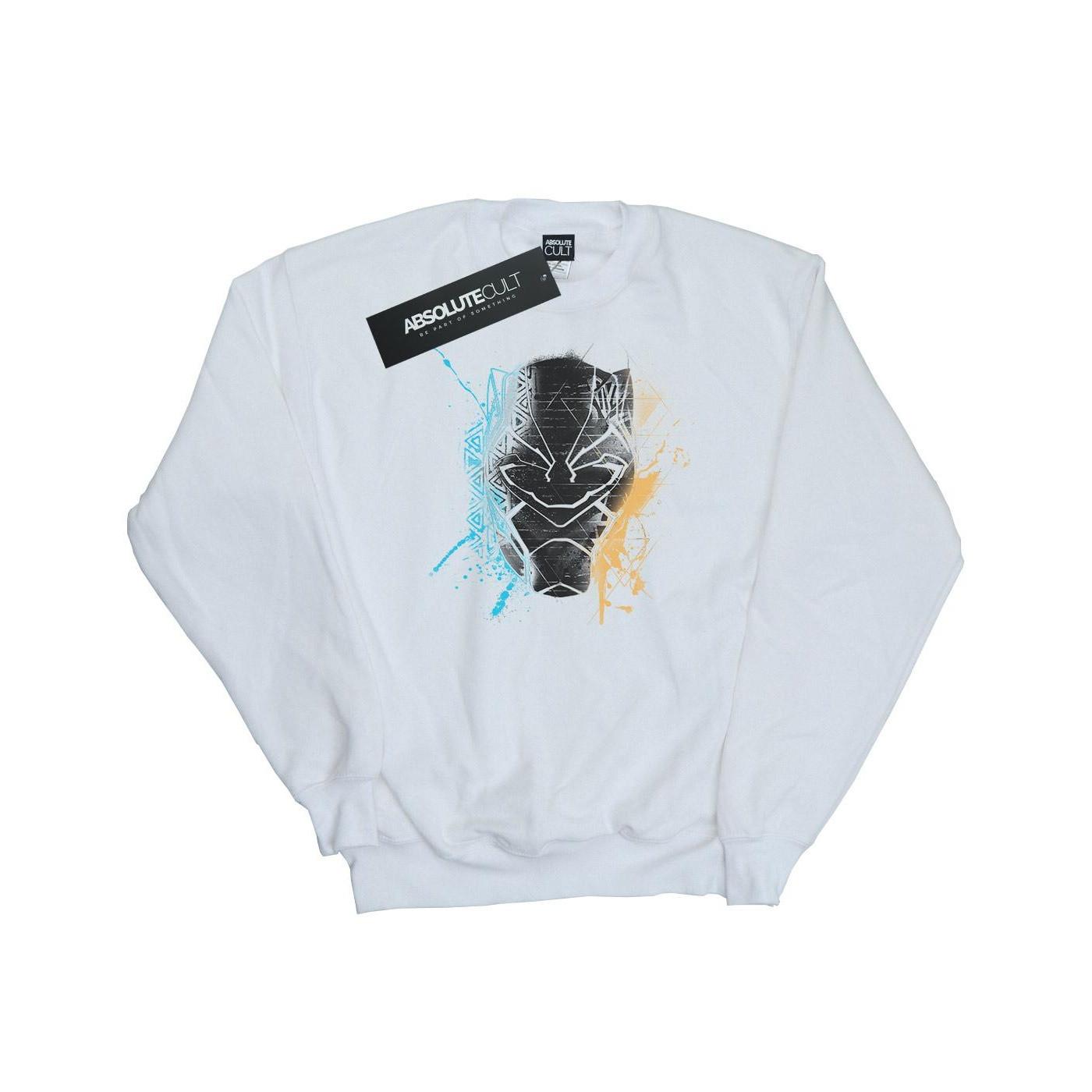 Image of Black Panther Splash Sweatshirt Damen Weiss XL