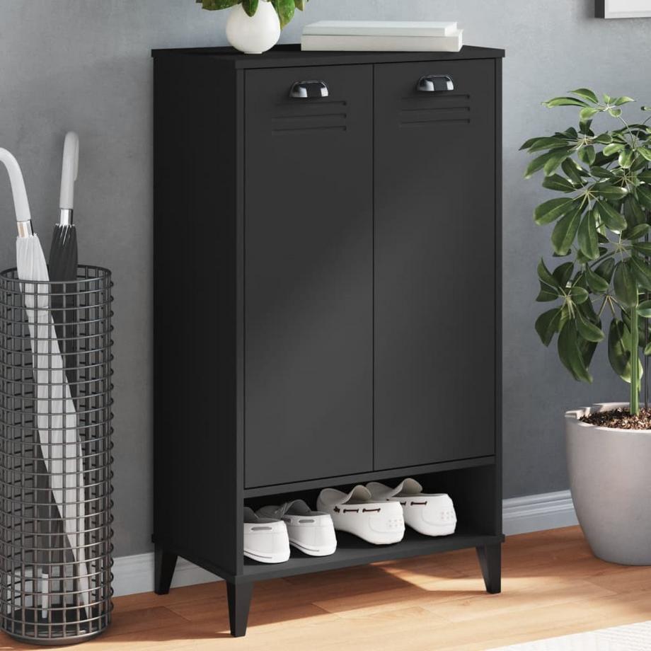 VidaXL Armoire à chaussures bois d'ingénierie  