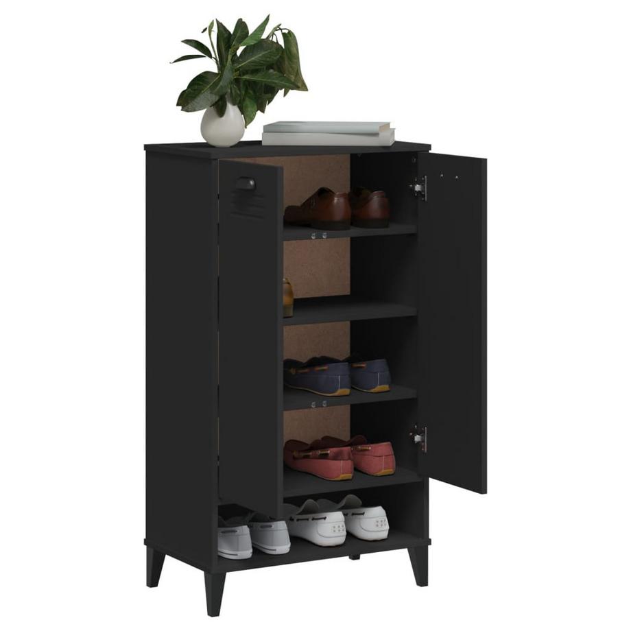 VidaXL Armoire à chaussures bois d'ingénierie  