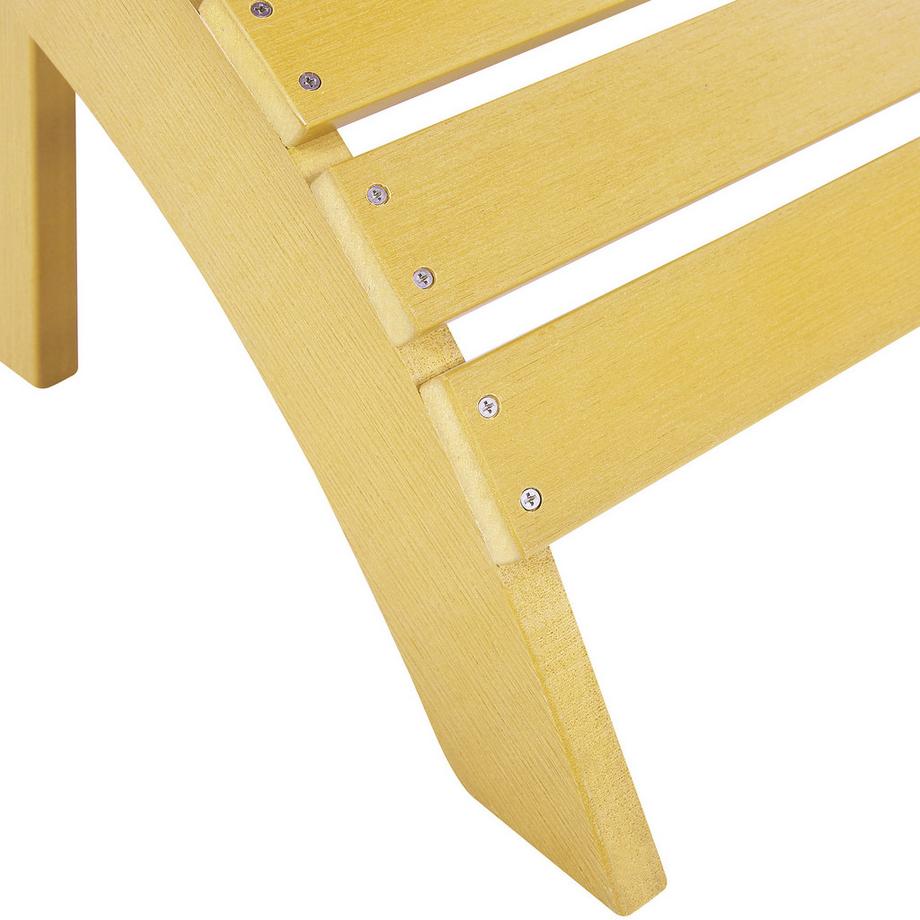 Beliani Pouf de jardin en Bois synthétique  ADIRONDACK  