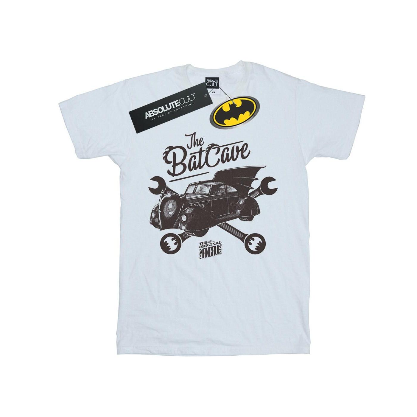 Image of Batman The Original Mancave Tshirt Herren Weiss L