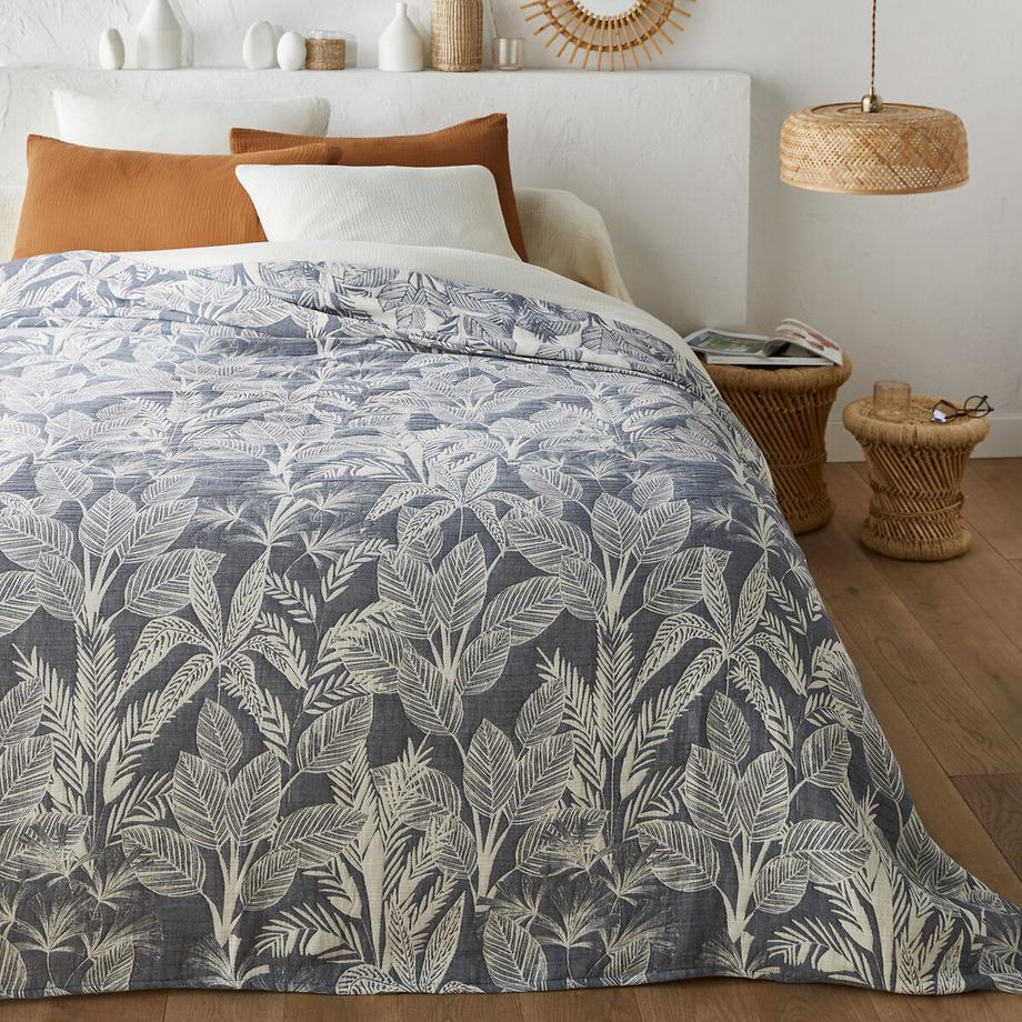 Dessus de lit jacquard réversible