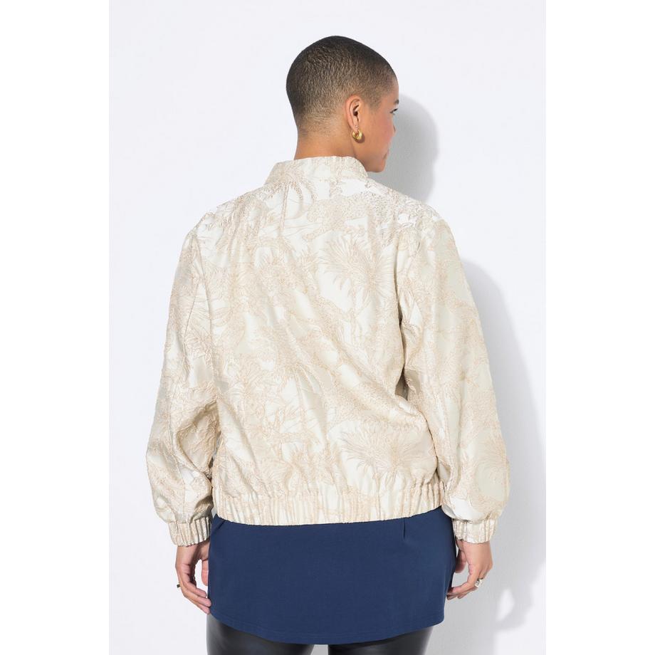 Studio Untold Boxy Shape Jungle Jacquard Blouson  