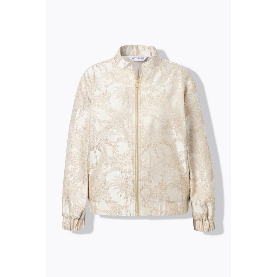 Studio Untold Boxy Shape Jungle Jacquard Blouson  