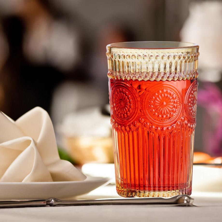 Northix Bicchieri vintage, confezione da 4  