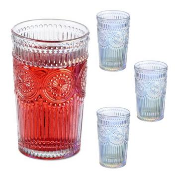 Lot de 4 verres à boire vintage