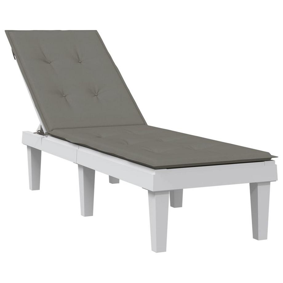 VidaXL Coussin de chaise longue tissu  