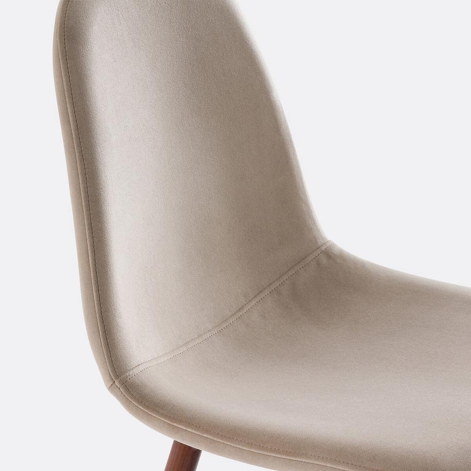 La Redoute Intérieurs Lot de 2 chaises velours  