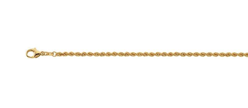 Image of Collier Cordel Gelbgold 750, 2.7mm, 50cm Damen Gelbgold 50 CM