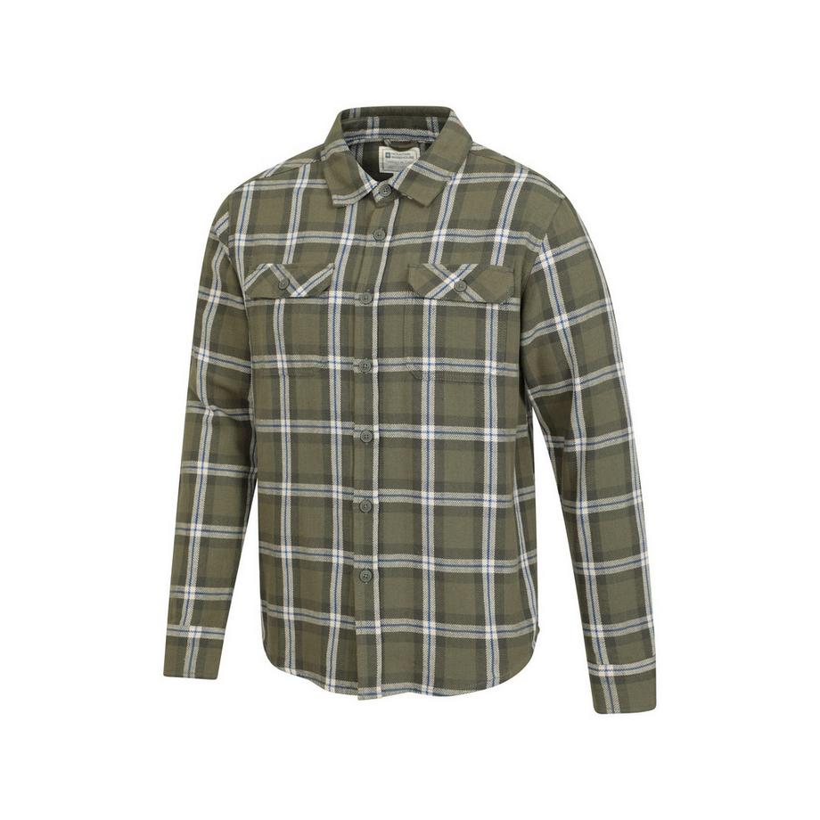 Mountain Warehouse Clyde Camicia a Quadri Maniche Lunghe  