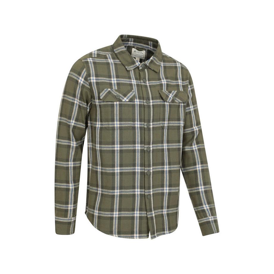 Mountain Warehouse Clyde Camicia a Quadri Maniche Lunghe  