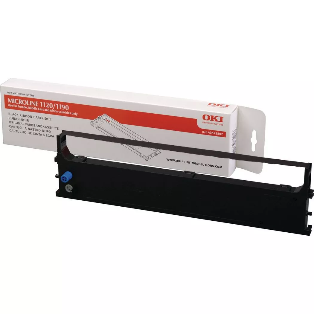 OKI – 43571802 Farbband Schwarz, One Size