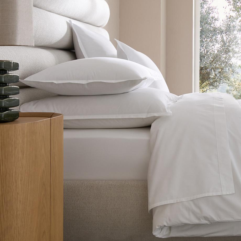 Taie d'oreiller en percale de coton