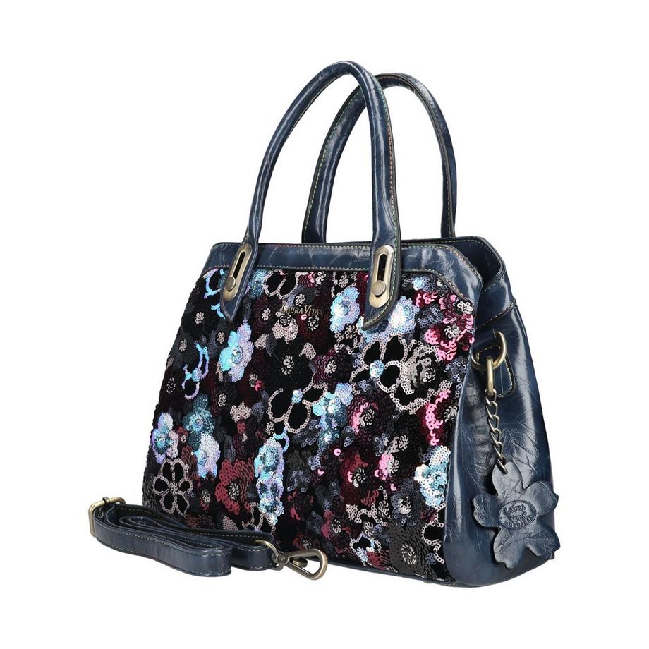 Laura Vita Sac à main à paillettes florales  