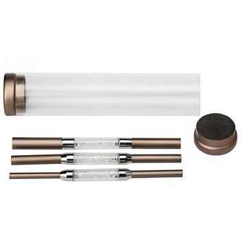 Diamond Double Headed C-Curve 3er Set brown