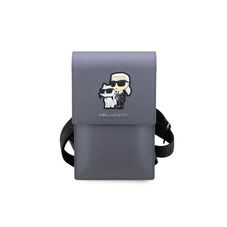 KARL LAGERFELD Tasche Saffiano Karl und Choupette  