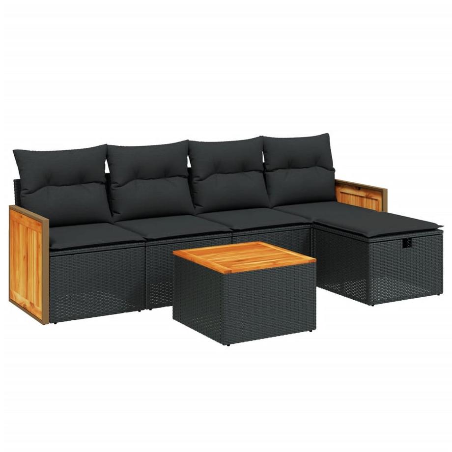 Ensemble de canapés de jardin rotin synthétique