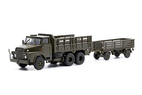 Image of ACE Henschel LKW HS 3 14 Military truck model Vormontiert 1:87 Grün