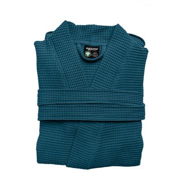 Waffelpique Bademantel