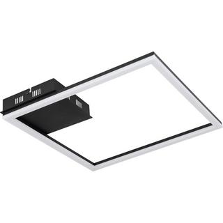 mutoni Plafonnier Tiny métal noir mat LED 40x40x6  