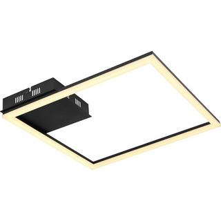 mutoni Plafonnier Tiny métal noir mat LED 40x40x6  