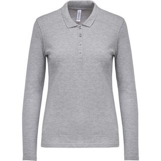 Kariban Damen Langarm Piqué Polo Shirt  