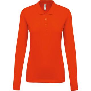 Kariban Damen Langarm Piqué Polo Shirt  