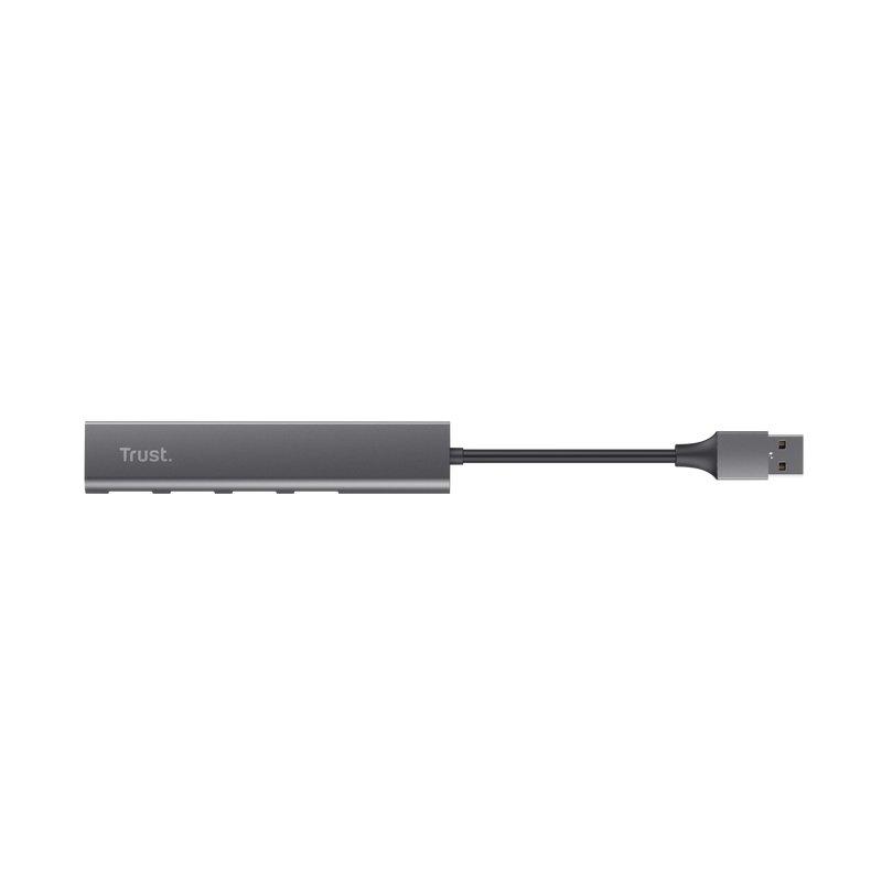 Trust  Halyx USB 3.2 Gen 1 (3.1 Gen 1) Type-A 5 Mbits Schwarz, Grau 