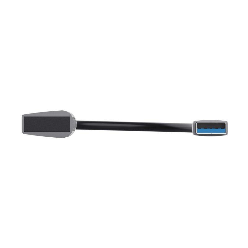 Trust  Halyx USB 3.2 Gen 1 (3.1 Gen 1) Type-A 5 Mbit/s Noir, Gris 