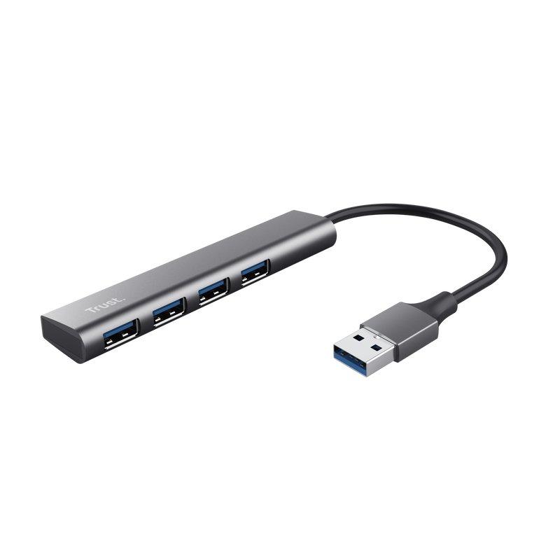 Trust  Halyx USB 3.2 Gen 1 (3.1 Gen 1) Type-A 5 Mbits Schwarz, Grau 