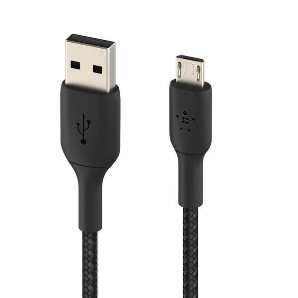 belkin  Cavo Micro-USB Nylon 1 Metro Belkin Nero 