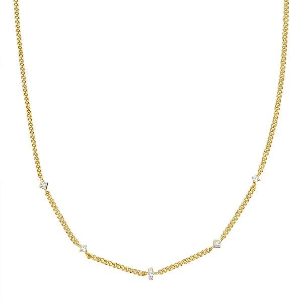 Image of Halskette Damen Gold 35cm