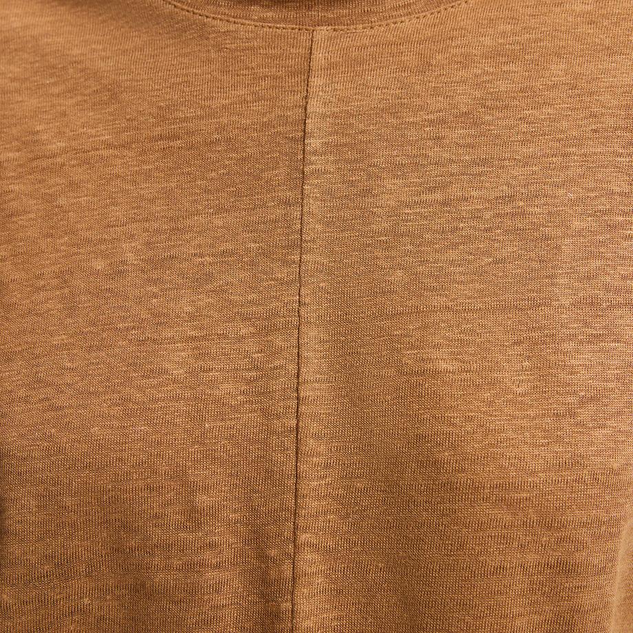 La Redoute Collections Lino Girocollo Maniche Larghe T-Shirt  