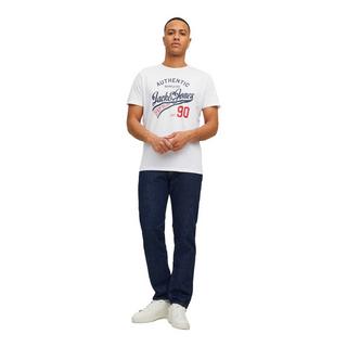 JACK & JONES  T-Shirt  Bequem sitzend-JJETHAN TEE CREW NECK 3PK 