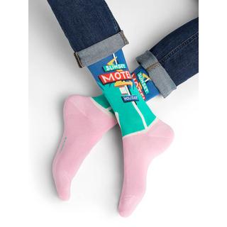 BLEU FORET Motel Gemusterte Socken  