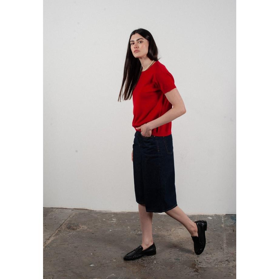Studio Cashmere8 T-Shirt Bicolore Girocollo Maniche Corte  