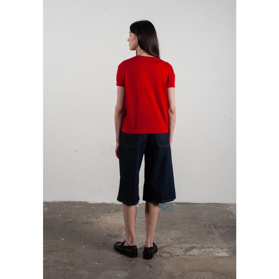Studio Cashmere8 T-Shirt Bicolore Girocollo Maniche Corte  