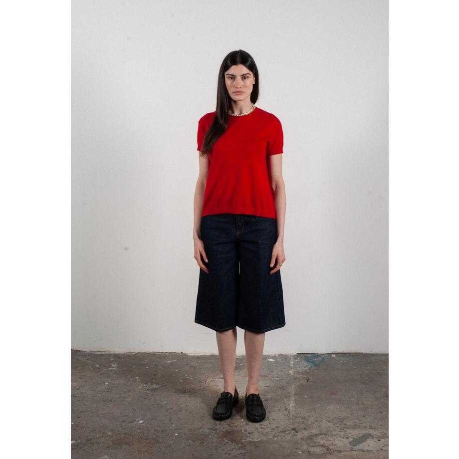 Studio Cashmere8 T-Shirt Bicolore Girocollo Maniche Corte  