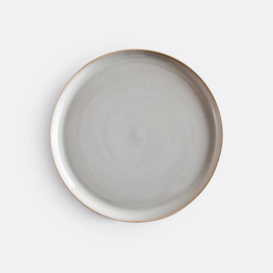 Lot 4 assiettes dessert grès émail réactif