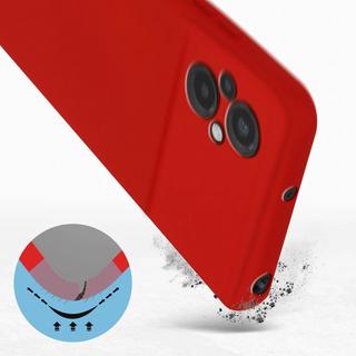 Avizar  Cover per Xiaomi Poco M5 silicone rossa 